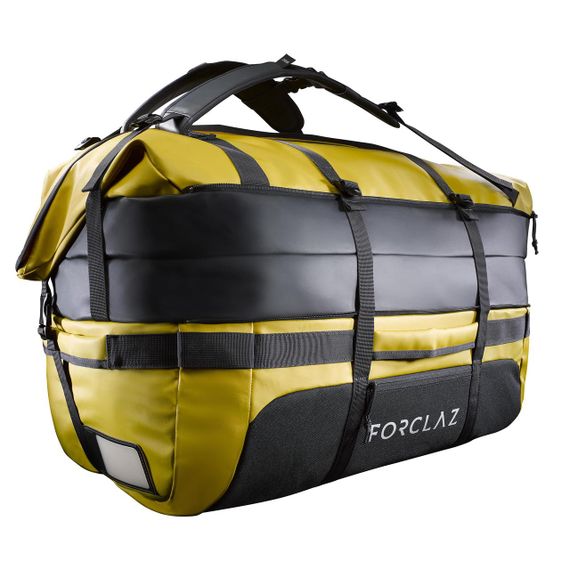 Дорожня сумка для трекінгу з регульованим об'ємом: від 80 до 120 л - Жовта - 80 л | Зображення 1