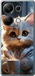 Чохол на Xiaomi Redmi Note 13 Pro 4G Білий кіт "5646u-3653-2448"