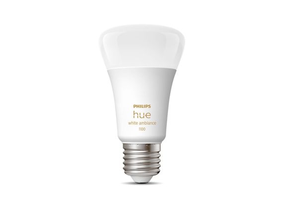 Лампа Philips Hue розумна E27, 11W(60Вт), 2200K-6500K, Tunable white, ZigBee, Bluetooth, димування (929002468401) | Зображення 4