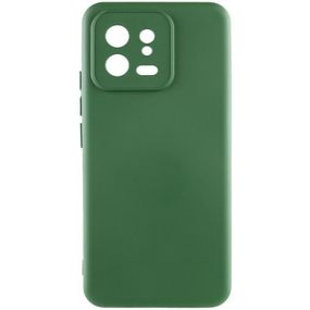 Чохол TPU GETMAN Liquid Silk Full Camera для Xiaomi 13 Pro Зелений / Dark green