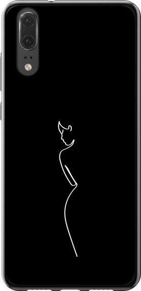 Чехол на Huawei P20 Силуэт1 "4590u-1396-17620"