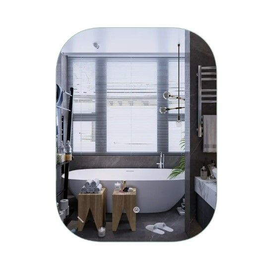 Дзеркало Mixxus Premium DIVERSE MR15-90x70-REVERSE (LED Touch, Anti-fog (3-6,5kK)) (MP6639)