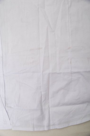 Рубашка мужская однотонная  -уценка, цвет белый, 214R830-U-2 | Зображення 5