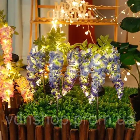 Уличная декоративная солнечная лампа с датчиком движения, водонепроницаемая, 2шт  70см | Зображення 3