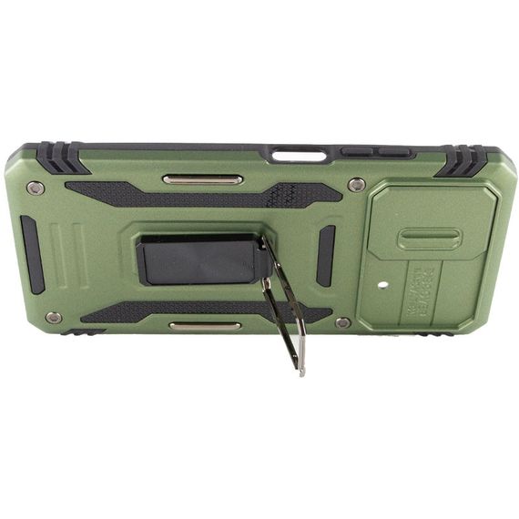 Ударопрочный чехол Camshield Army Ring для Xiaomi Poco X5 5G / Note 12 5G Оливковый / Army Green | Зображення 4