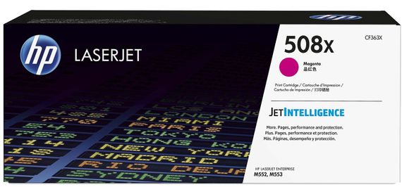 Картридж HP 508X CLJ M552/M553/M577 Magenta (9500 стр) (CF363X)