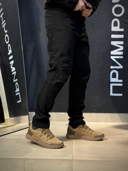 Тактичні Штани Посилені Soft Shell Чорні Black | Зображення 2
