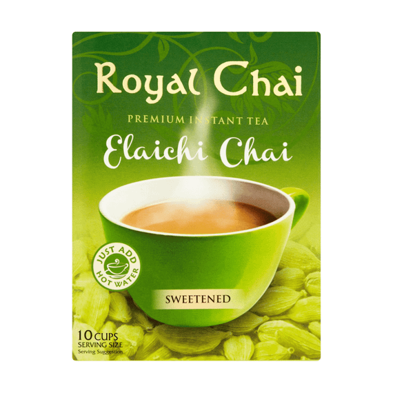 Розчинний чорний чай з кардамоном та цукром  Elaichi Sweet 220г Royal Chai 5060131760032
