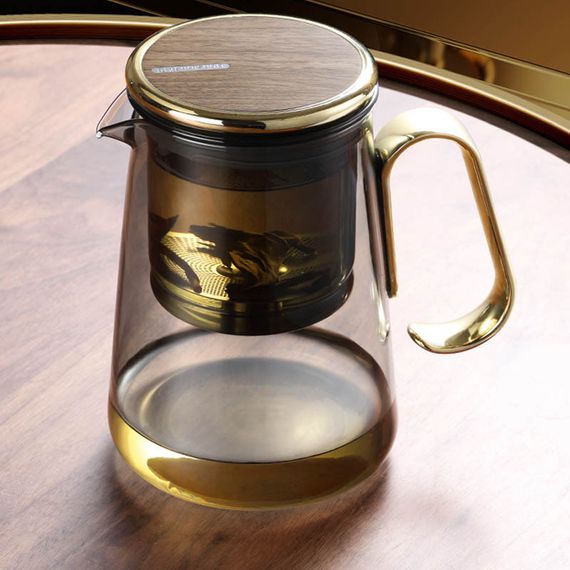 Чайник для заваривания TeaPot D-12 Lingxi Elegant 700ml Advanced gold | Зображення 1