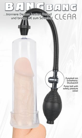 Вакуумна помпа - Bang Bang Penis Pump Clear Sex Aura | Зображення 6