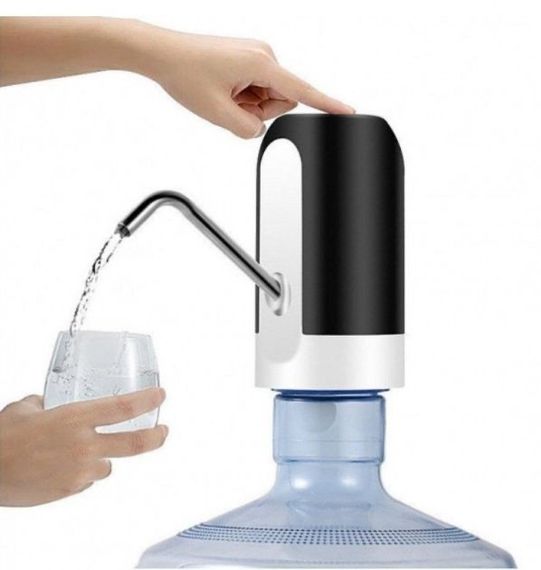 Помпа для води Automatice Water Dispenser з USB з акумулятором Чорна диспенсер для води | Зображення 7