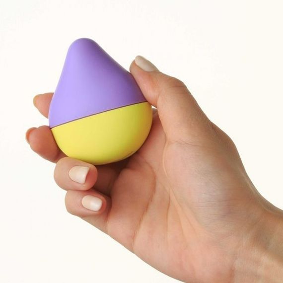 Вібратор для клітора Iroha Mini, фіолетово-жовтий Sex Aura | Зображення 1