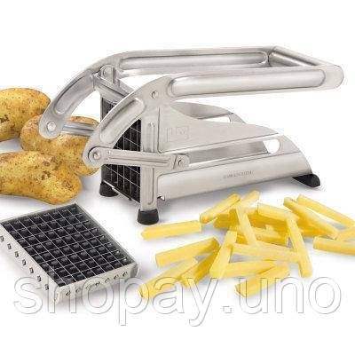 Машинка для нарізування картоплі соломкою Potato Chipper | картоплерізання | овочерізка | мультирізка | Зображення 2