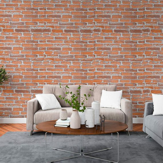 Самоклеюча 3D панель3080x700x3мм Руда Катеринославська Цегла SW-00001762 | Зображення 7