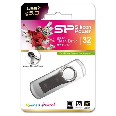 USB флеш накопичувач Silicon Power 32GB JEWEL J80 USB 3.0 (SP032GBUF3J80V1T) | Зображення 4