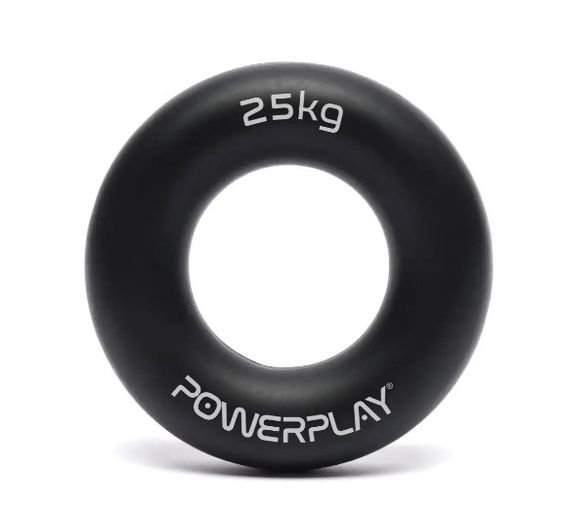 Еспандер кистьовий силіконовий PowerPlay PP-4324 Hand Grip Ring Hard 25 кг Чорний (PP_4324_25kg)
