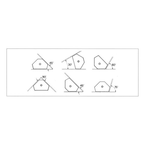 Кутник магнітний, L96XB64MM | Зображення 1