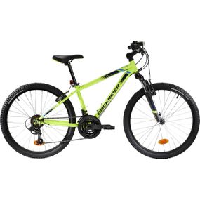 Велосипед гірський Rockrider ST 500 для дітей від 9 до 12 років 24" неоновий