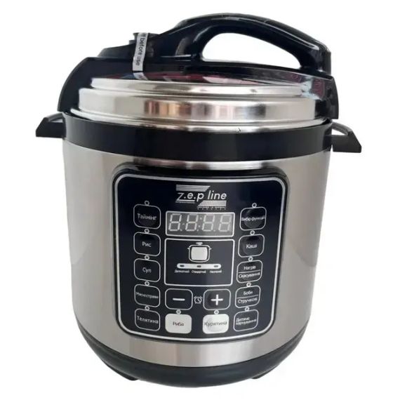 Мультиварка - скороварка Zepline ZP-121 3000W 17 программ объем 7 л | Зображення 1