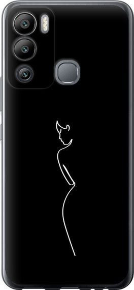 Чехол на Infinix Hot 12i Силуэт1 "4590u-2863-17620"