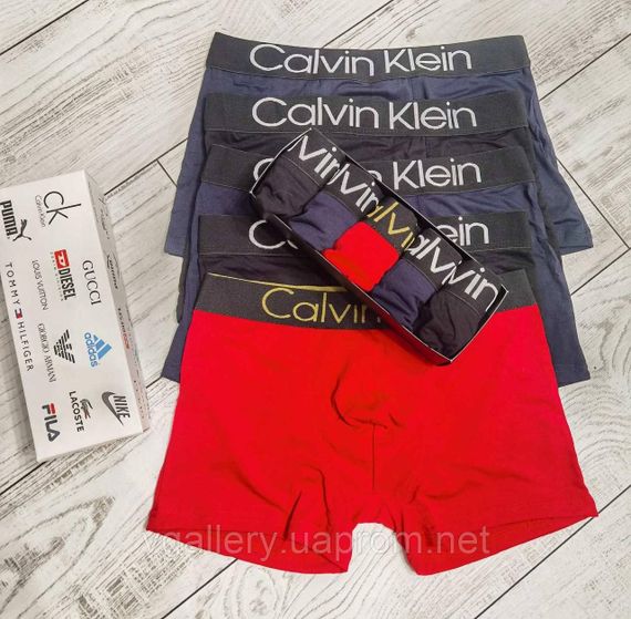 Подарочний набор трусов в коробці Calvin Klein - ціна вказана  поштучно! | Зображення 1