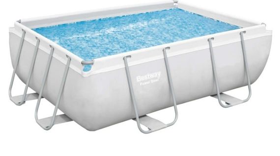 Басейн каркасний прямокутний 4 в 1 Bestway 56629 282 x 196 x 84 см (DM-56629)