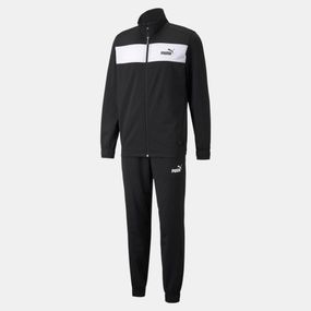 Костюм спортивный мужской Puma Poly Suit 845844 01 (черный, полиэстер, эластик, для тренировок, логотип пума)