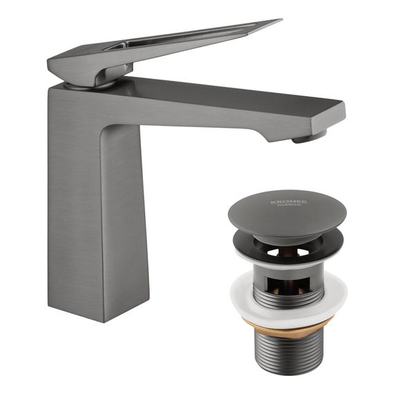 Змішувач для раковини Kroner KRP Ersel - GRP0110BV з донним клапаном (CV035472)