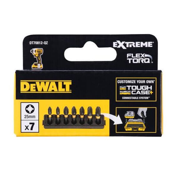 Касета з бітами FlexTorq 8шт DeWALT DT70812 | Зображення 1