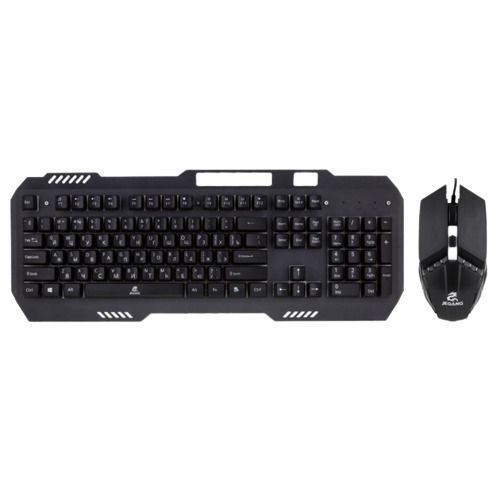 Клавиатура и мышь JEQANG JK-968 USB кабель 1,4 м подсветка черный (ЦЦУ-00033924_411) | Зображення 3