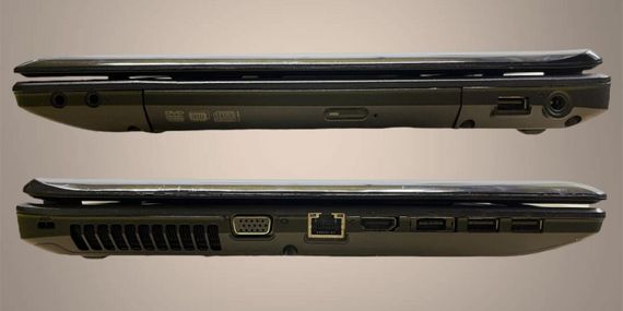 Ноутбук Lenovo G570 / 15.6" (1366x768) TN / Intel Core i3-2350M (2 (4) ядра по 2.3 GHz) / 4 GB DDR3 / 120 GB SSD / AMD Radeon HD 6370M, 1 GB GDDR3, 128-bit / WebCam б/в | Зображення 3