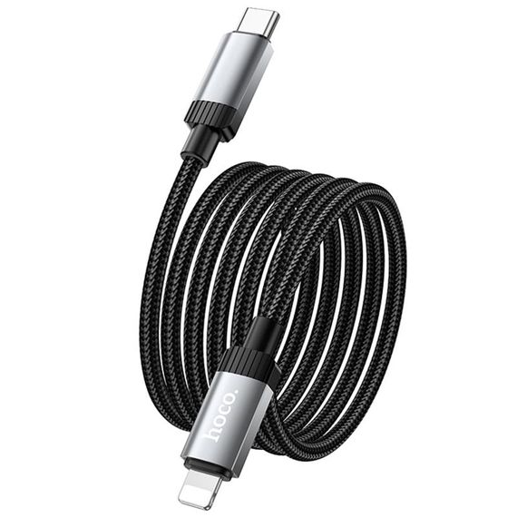 Дата кабель Hoco X117 Star Type-C to Lightning 27W (1m) Black | Зображення 3