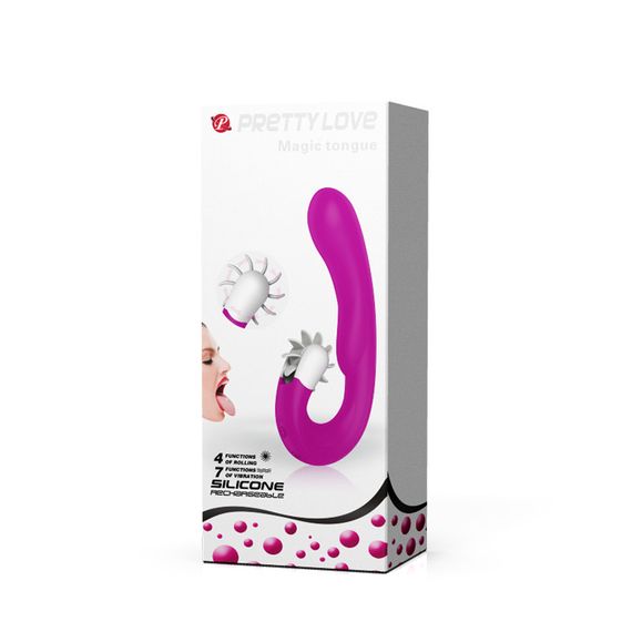 Вібратор для точки G та клітора Язичок Sex Aura