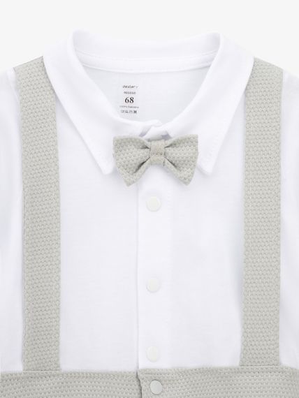 Комбінезон для хлопчика Dexters 901010 74 см Білий shop (4821204716803) | Зображення 3