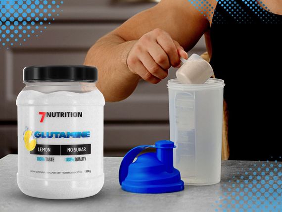 Глютамин 7 Nutrition Glutamine 500 g (Lemon) | Зображення 3