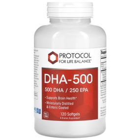 Омега 3 Protocol for Life Balance DHA 500 mg 120 Softgels