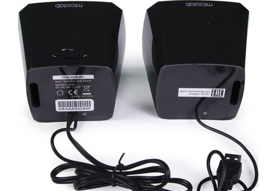 Колонки MICROLAB 2.0 B-16 Black (B-16) | Зображення 4