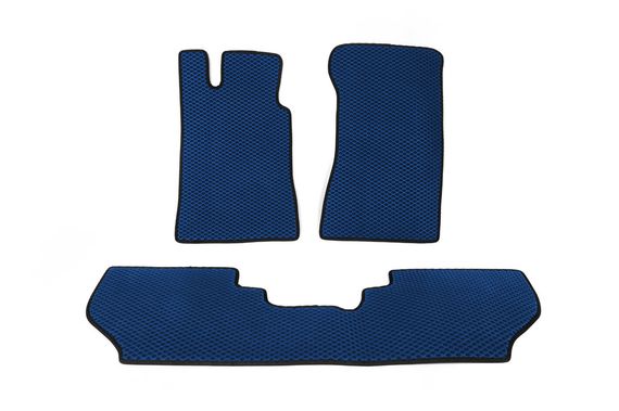 Коврики EVA (Синие) Передние (2 шт.) для Toyota Land Cruiser 70 1984- гг