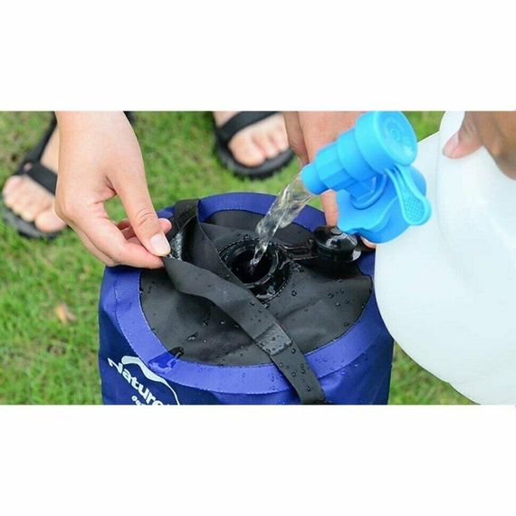 Душ кемпінговий Naturehike NH17L101-D, блакитний | Зображення 4