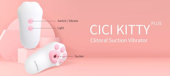 Вакуумний кліторальний стимулятор з вібрацією Otouch Cici Kity Plus | Зображення 7
