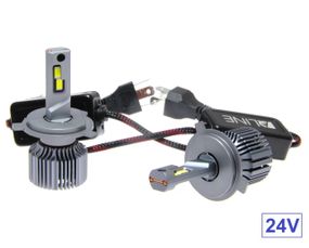 Комплект світлодіодних ламп QLine Ultra +200% 55W H4 6000K (2шт) 24V