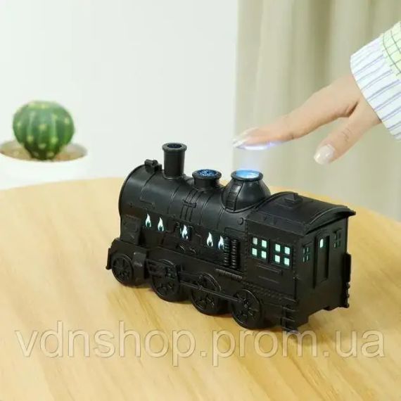 Паровой увлажнитель воздуха Поезд с подсветкой, увлажнитель аромадифузор для дома NM2100 | Зображення 5