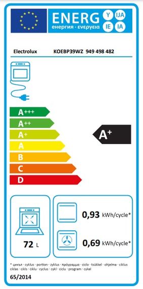 Духова шафа Electrolux електрична KOEBP39WZ | Зображення 8