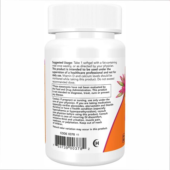 Vitamin D-3 50,000 IU - 50 softgels | Зображення 2