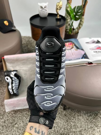 Кросівки Air Max Plus White Black Gradient , текстиль , В'єтнам 41 26 см | Зображення 5