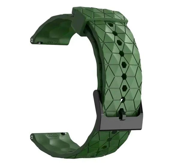 Ремінець Primolux Dimond силіконовий для годинника Huawei Watch GT / GT 2 Pro / GT 2 46 mm - Army Green