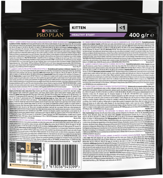 Сухий корм Purina PRO PLAN Kitten Healthy Start <1 для кошенят, курка 0.4кг | Зображення 1
