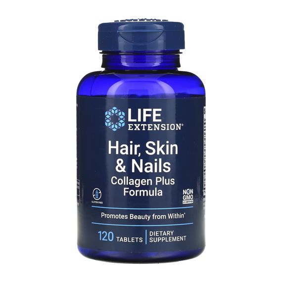 Hair, Skin &amp; Nails Collagen Plus Formula - 120 tabs
