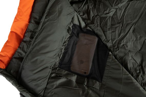 Спальний мішок Tramp Fjord Long кокон лівий orange/grey 225/80-55 UTRS-049L | Зображення 2
