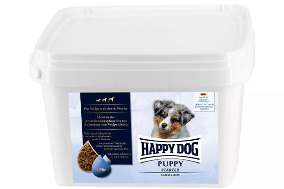 Сухий корм для першого підгодовування щенят Happy Dog Puppy Starter Lamb & Rice, 4 кг